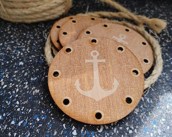 Anchor coasters, Nautical coasters, sea coasters, beach coasters, Jesus is my anchor coasters, fisher of men, sailing coasters, sailboat