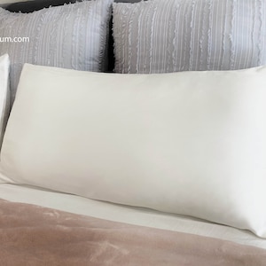 30 Momme 100% Mulberry Silk Pillowcase with Envelope Closure Standard Queen King Size Made in USA Natural Silk Pillowcase for Skin and Hair
