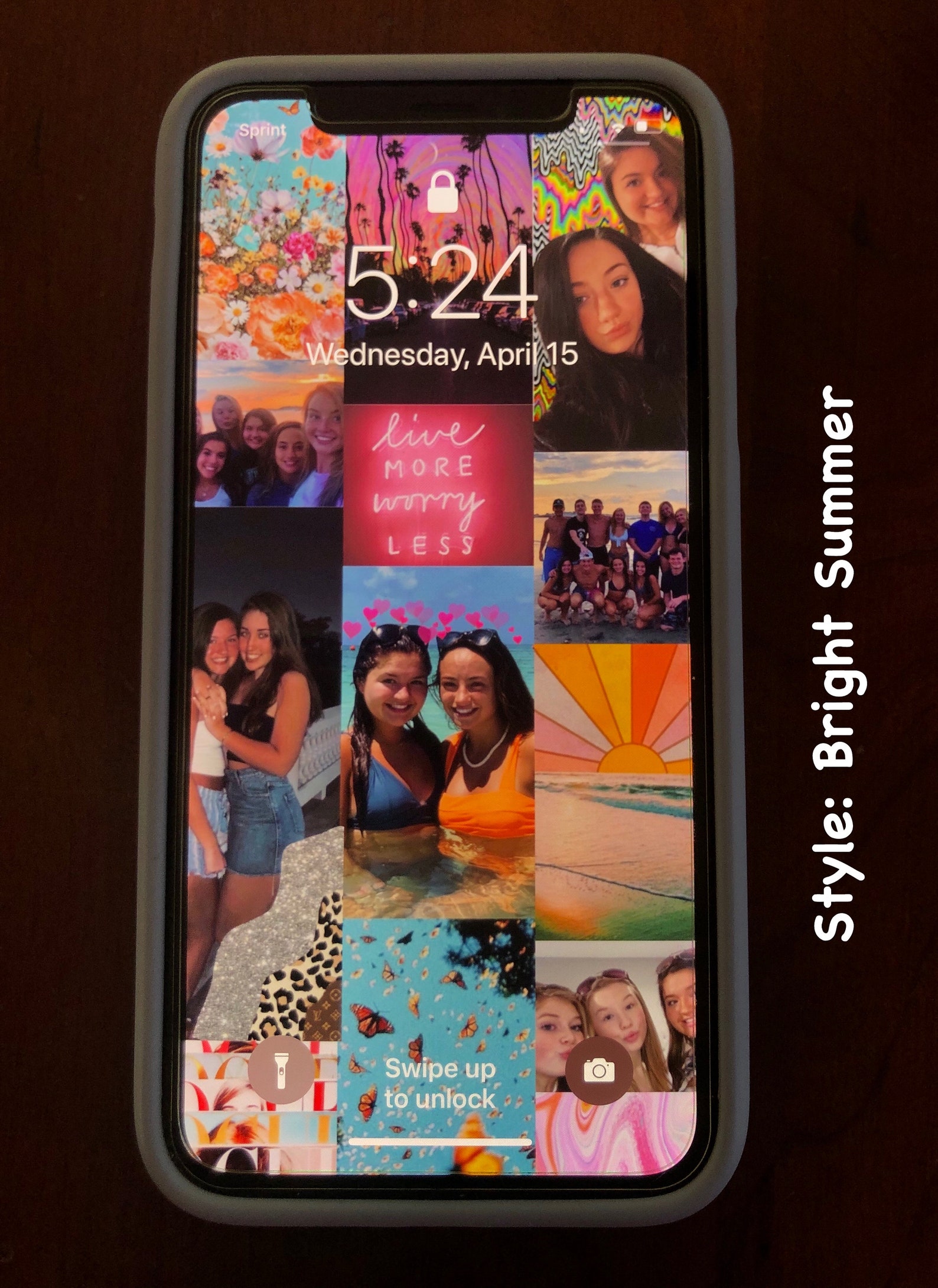 Custom Collage Lockscreen/Wallpaper for your Phone Etsy