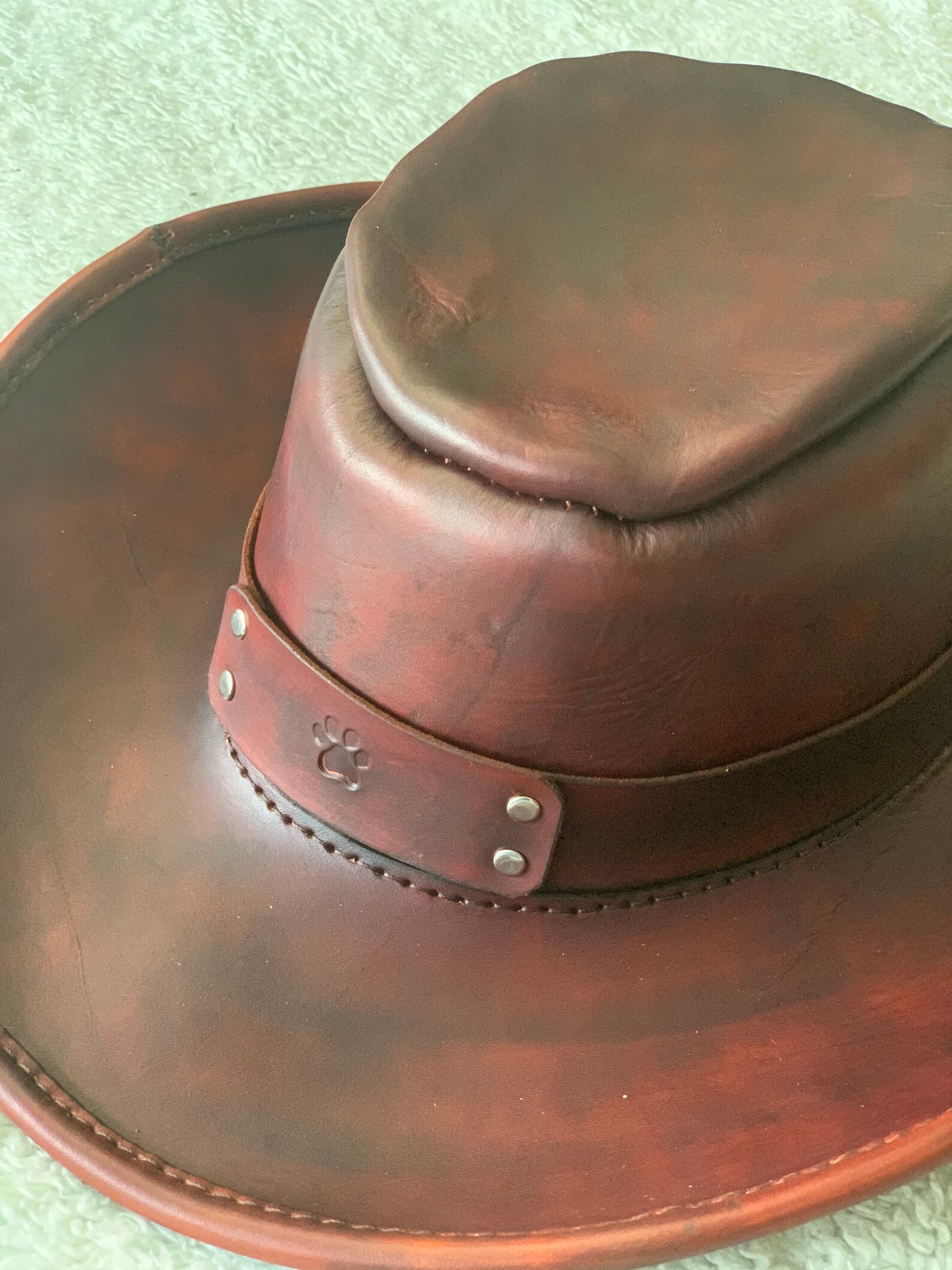 Personalize Leather Cowboy Hat Etsy UK