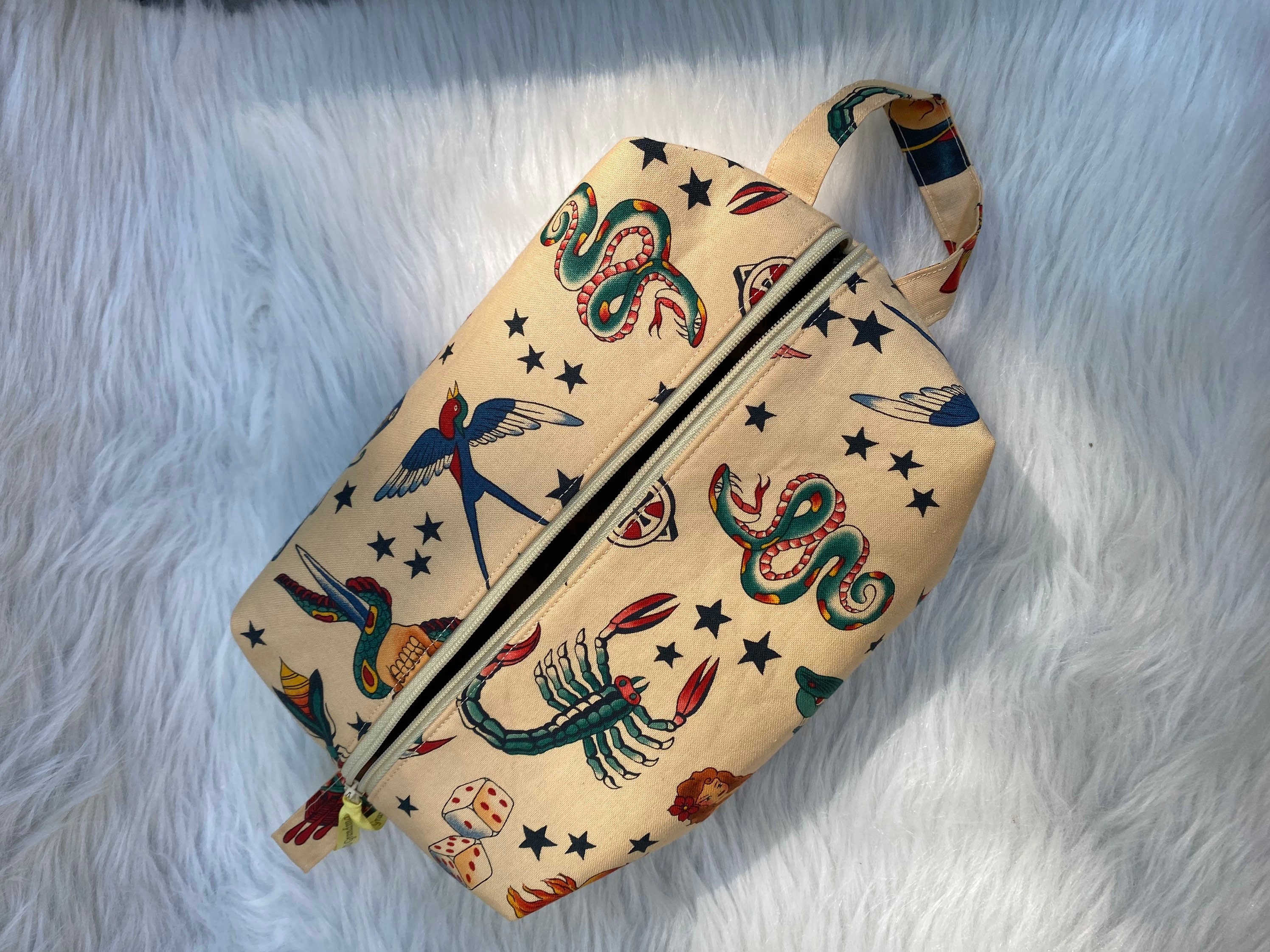 Buy Tattoo Inspired Makeup Bag Online in India 