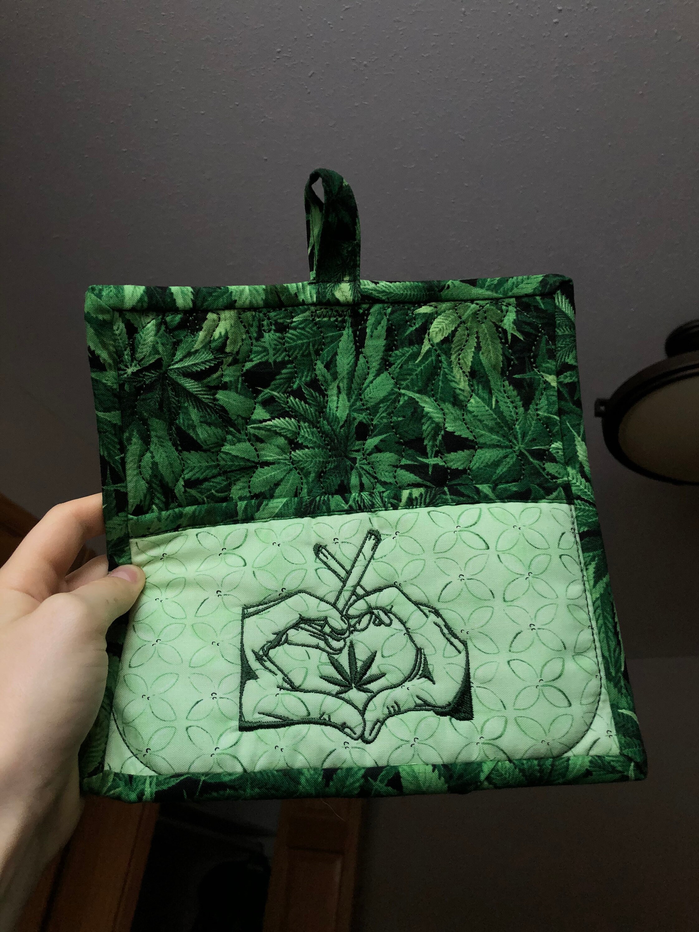 Cannabis Pot Holder Etsy