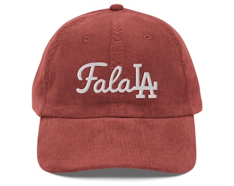 Cappello natalizio in velluto a coste di Fa La LA Los Angeles