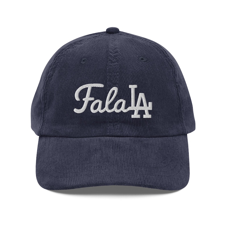 Fa La LA Los Angeles Christmas Corduroy Hat image 11