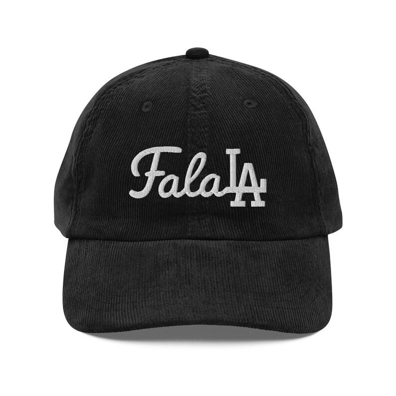 Fa La LA Los Angeles Christmas Corduroy Hat image 7