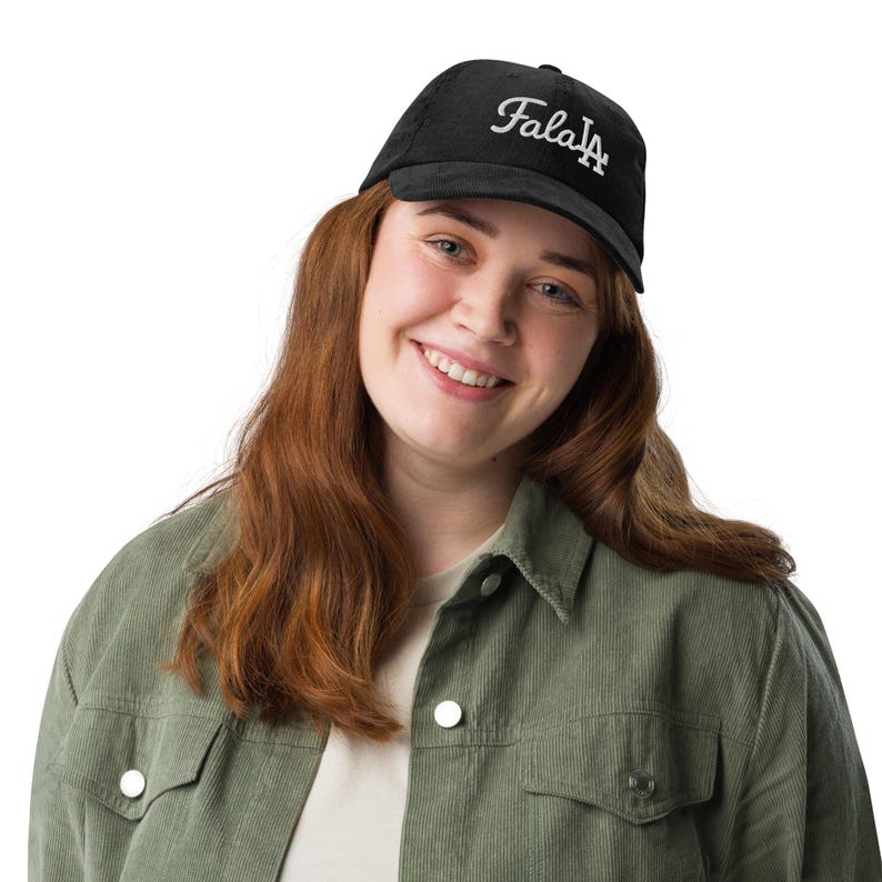 Fa La LA Los Angeles Christmas Corduroy Hat image 10