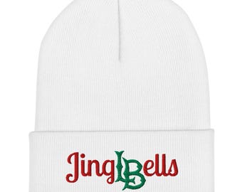 Cappello natalizio Long Beach / Berretto con risvolto JingLBells / Berretto natalizio