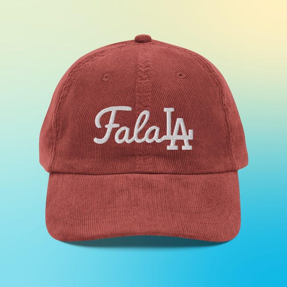 Fa La LA Los Angeles Christmas Corduroy Hat