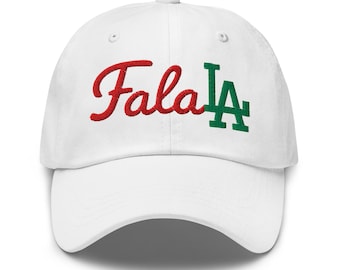 Fa La LA Dad Hat: Los Angeles Christmas Baseball Cap