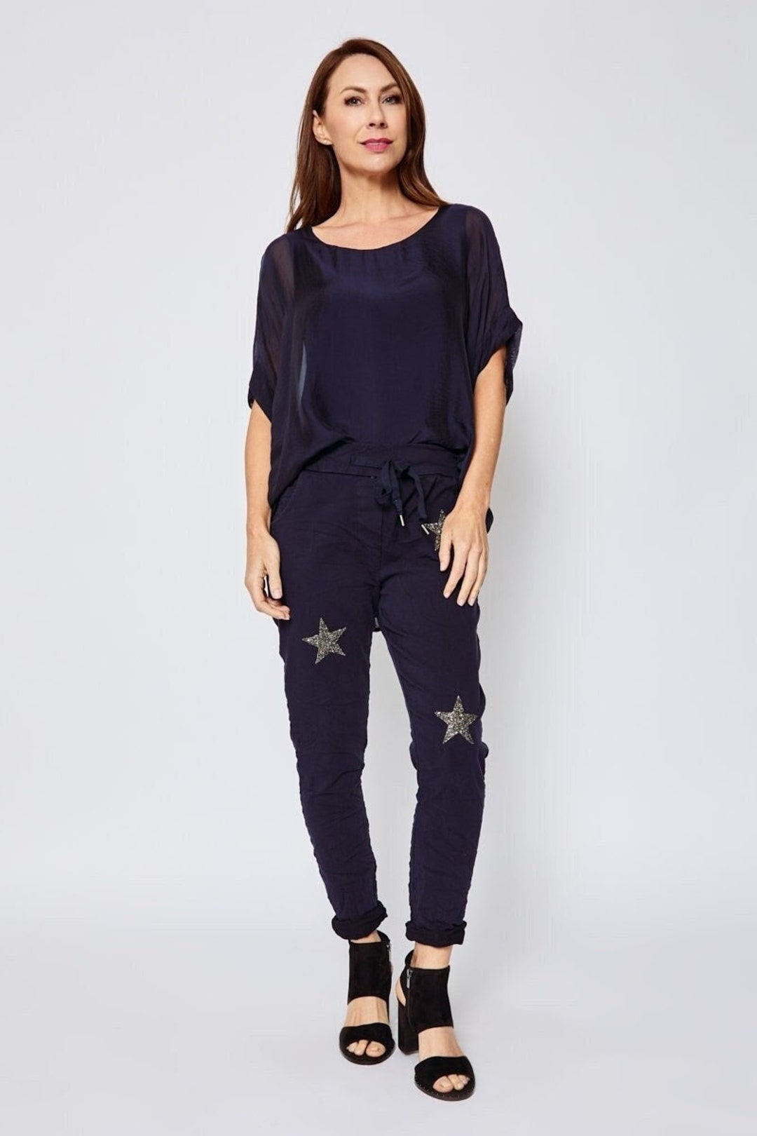 Italian Cotton Net Tee - S/M