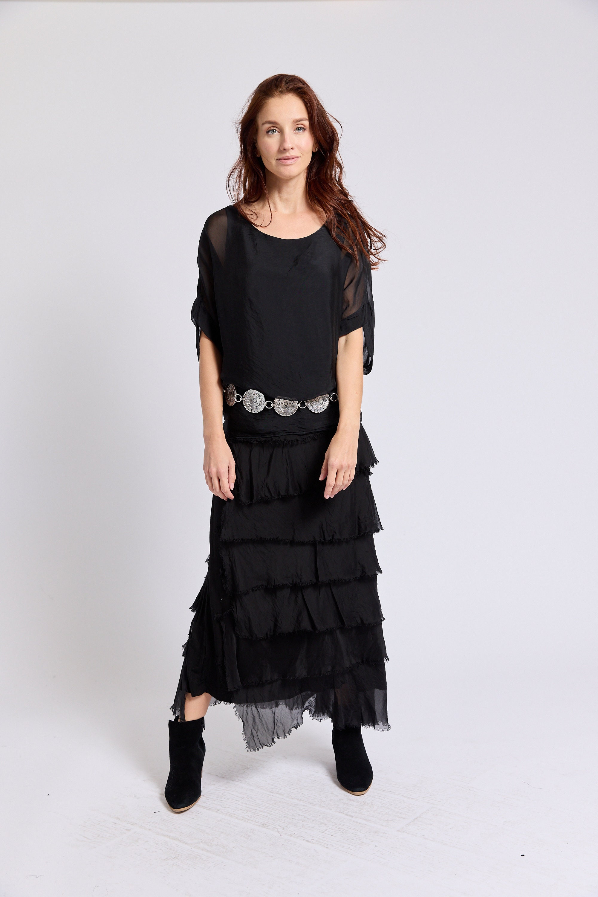 Italian Silk Layered Dress - Etsy