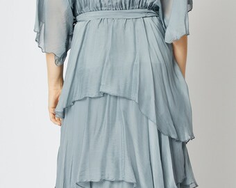 patbo netted fringe beach dress Tara