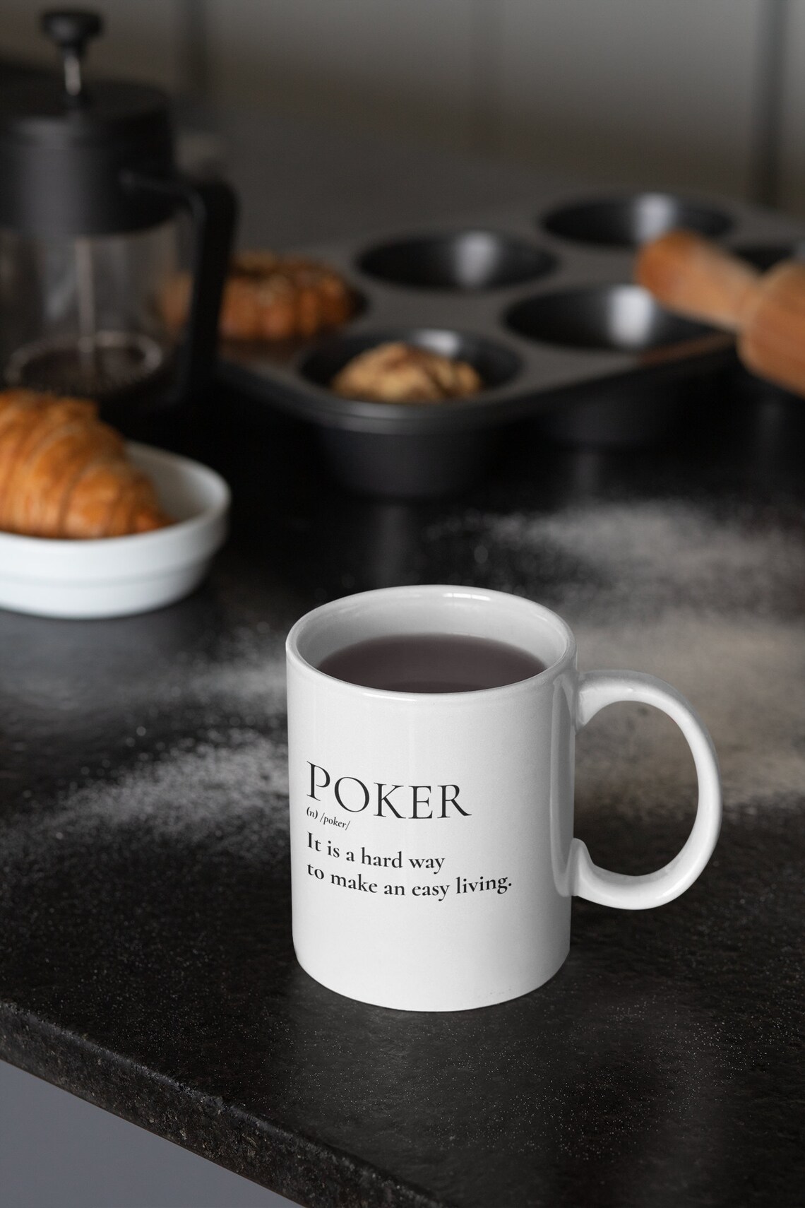 Poker Mug Gift for Poker Lovers / Poker Coffee mug 11 oz / Etsy