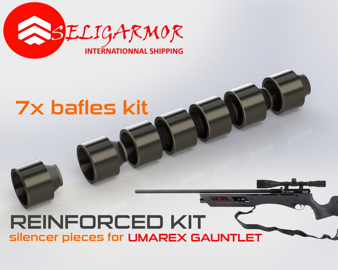 UMAREX GAUNTLET Baffles PCP Rifle silencer airgun suppressor Etsy