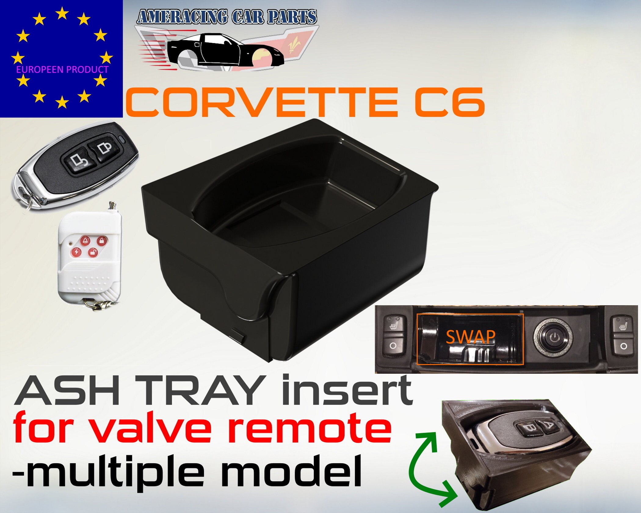 CORVETTE C6 Ash Tray Insert Plug Exhaust Valve Remote Alarm Etsy Canada