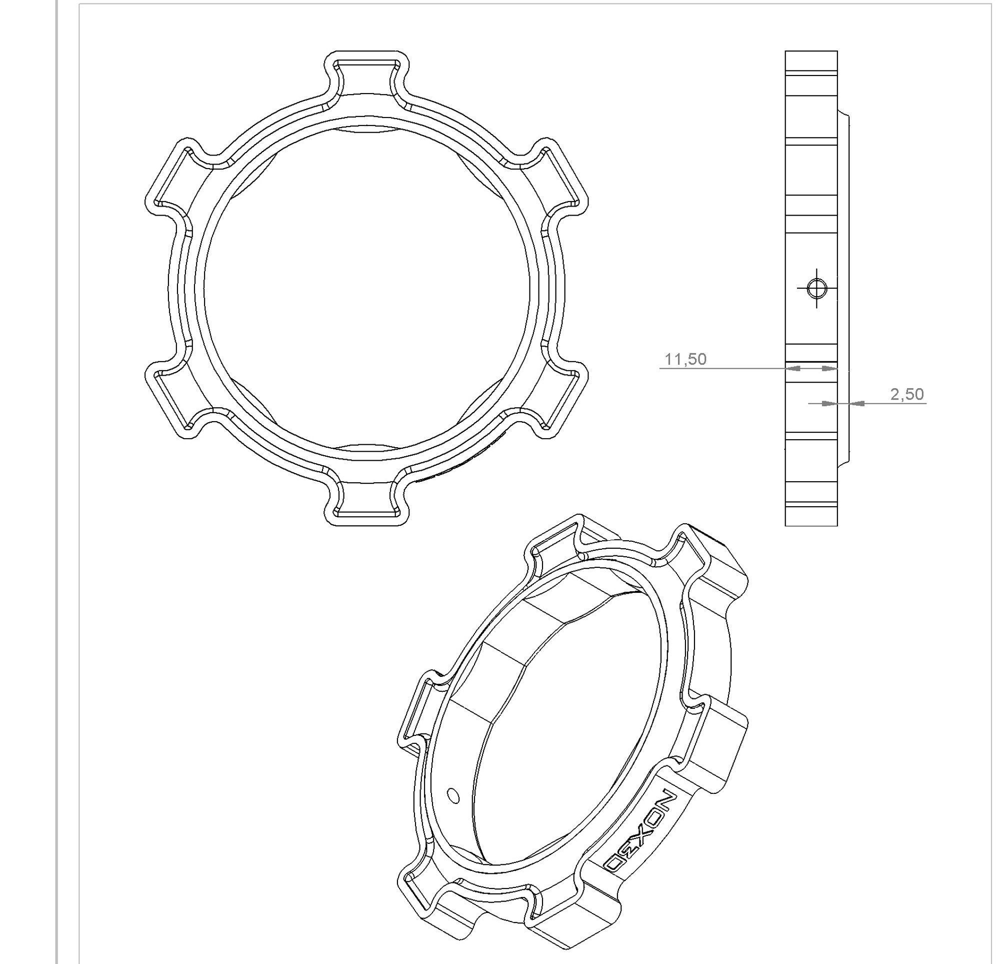 Ring V2 Thrustmaster Wheel Quick Release Power Change Torque Handler QR