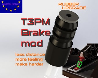 T3PM Thrustmaster rubber MOD upgrade BRAKE kit for T248 stronger more torque addon mods