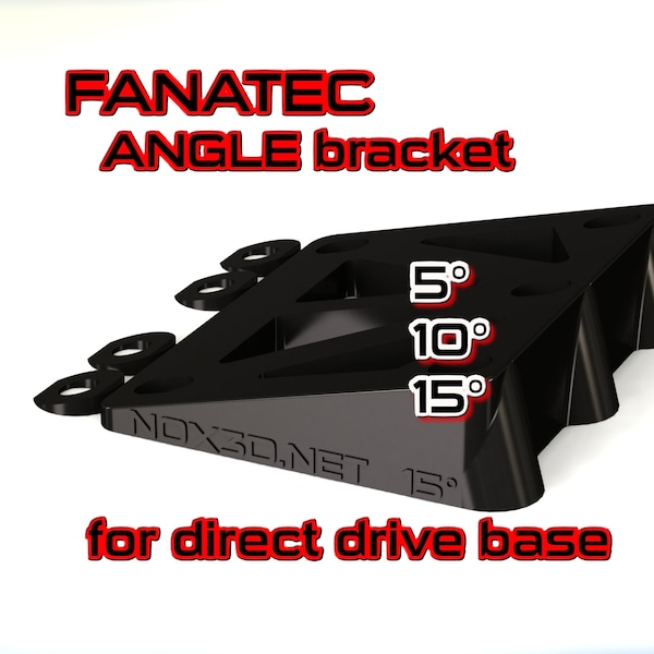 NEW FANATEC DD 1-2 / csl dd+ pro support angled fix bracket mounted adapter