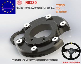 t300 t300rs tx tmx pro custom wheel adapter for thrustmaster simracing with stainless steel screw & nuts