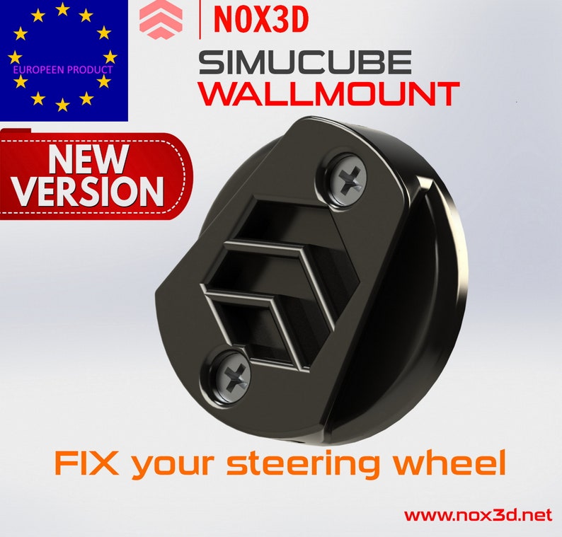 Simucube Cubecontrol Wheel Wall Mount Support Mur Roue Etsy UK
