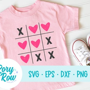 XOXO Svg — Tic Tac Toe SVG — Cute Valentine es Day SVG — Kid's Valentine's Day — Love Day SVG — Cricut and Silhouette Cut Files