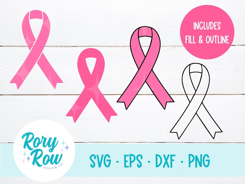 Pink Breast Cancer Ribbons Svg︱breast Cancer Svg︱breast Cancer ...