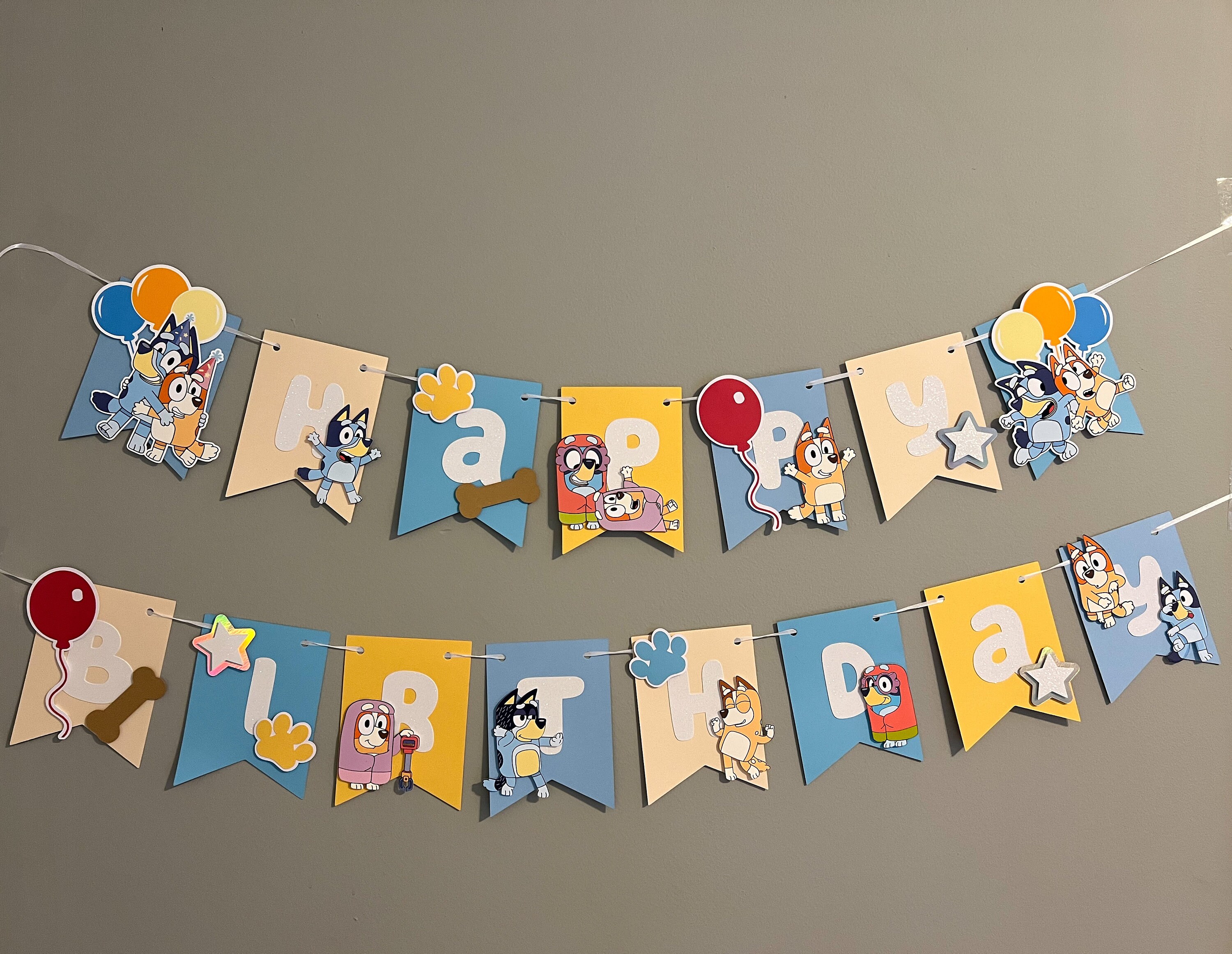 Bluey Birthday Banner