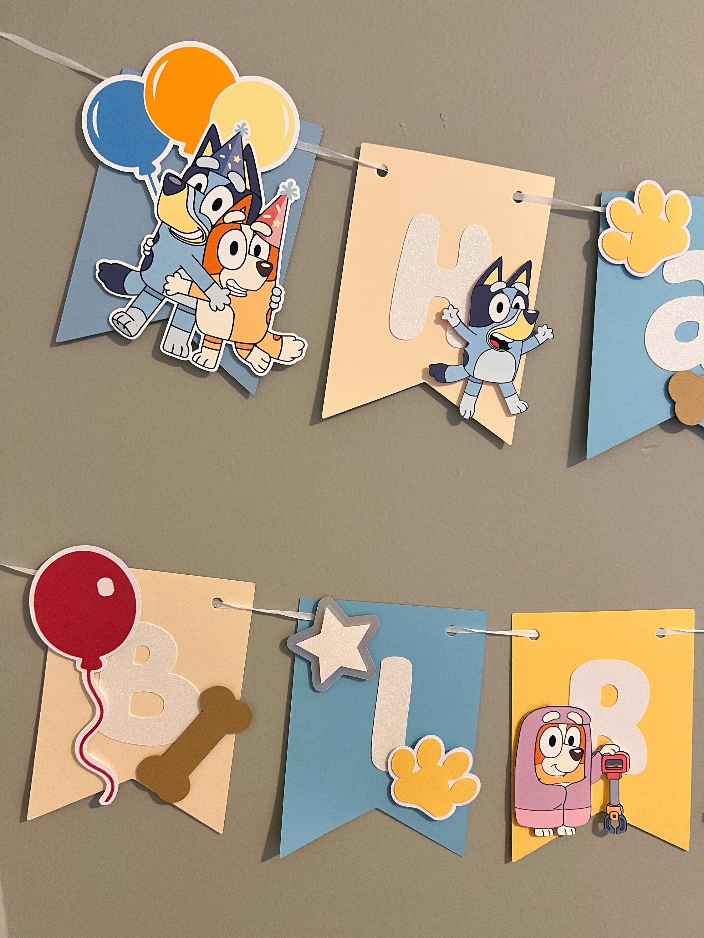 Bluey Birthday Banner
