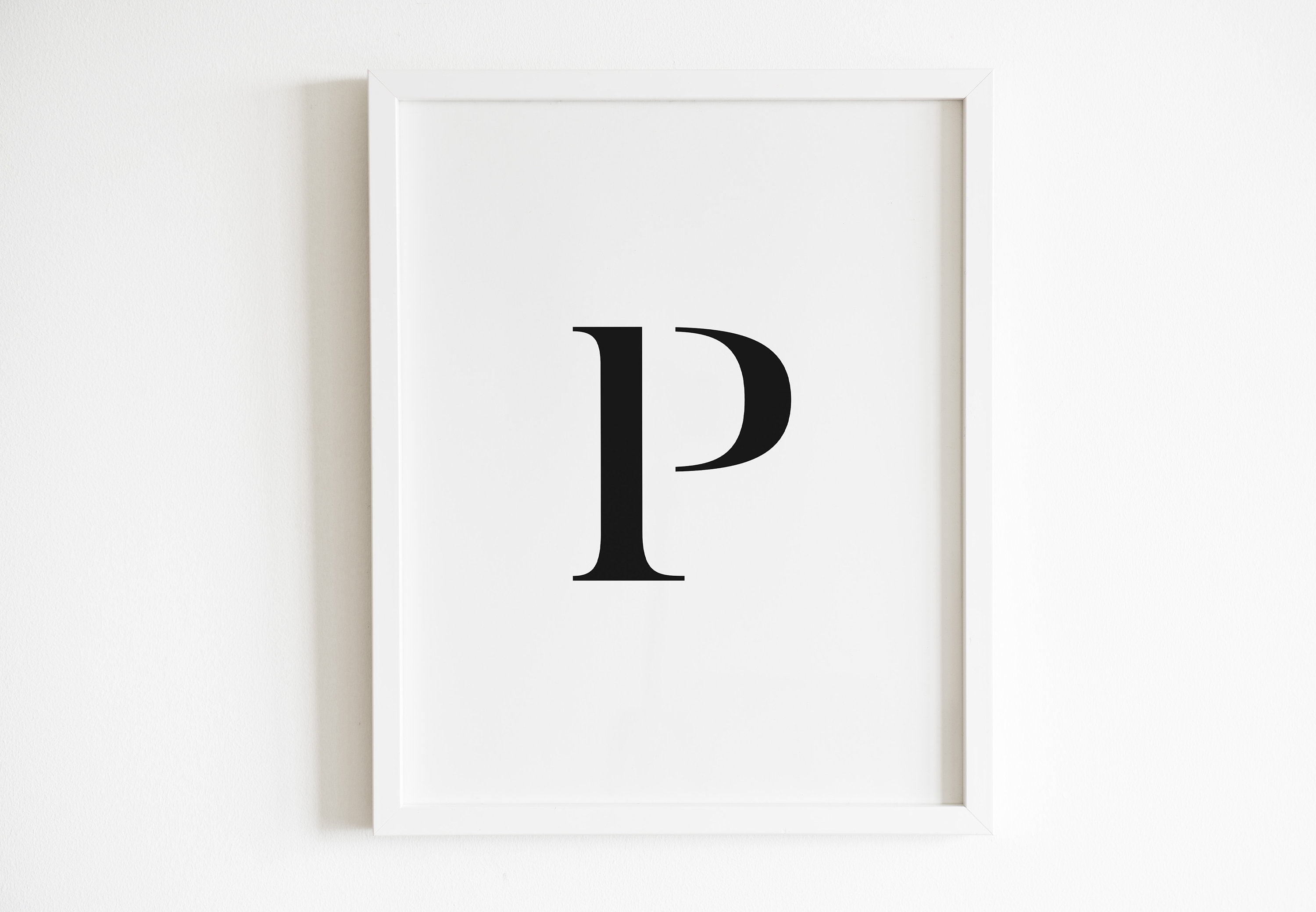 Letter P Printable Wall Arttypography Posterinitial Nursery Etsy Australia