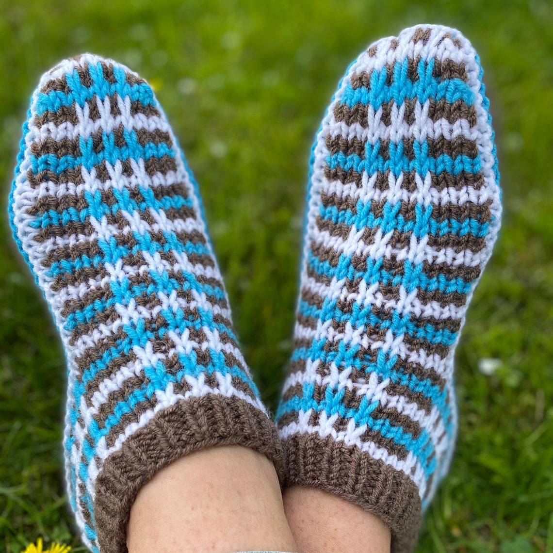 Knitted Socks Knitted Slipper Boots Indoor knitted slippers Etsy