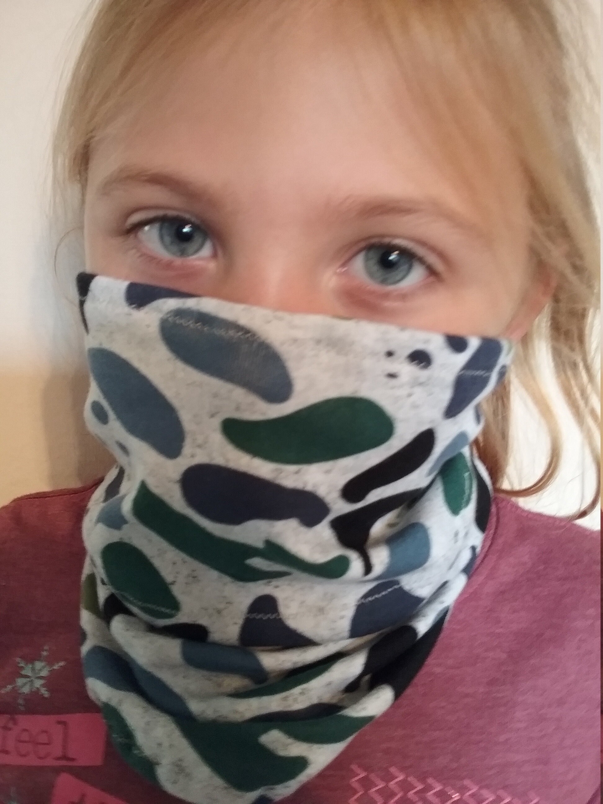Neck Gaiter for Kids / Filter Pocket Etsy