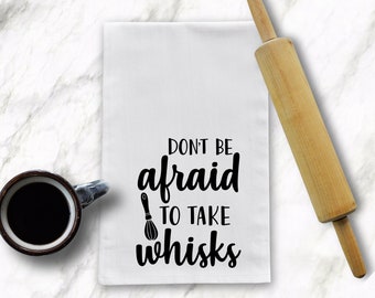 Paño de cocina Take Whisks, paños de cocina divertidos, regalo de cocina, regalo de inauguración de la casa, regalo de novia
