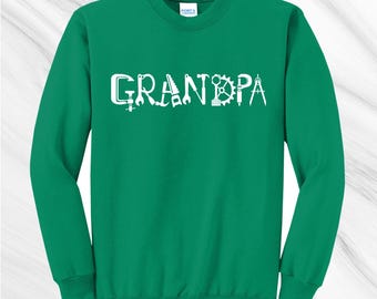 Tool Grandpa crewneck sweatshirt, Handy Grandpa Shirt,  Father's Day Gift, Gift for Papa, Gift for Grandpa, Funny Papa sweatshirt