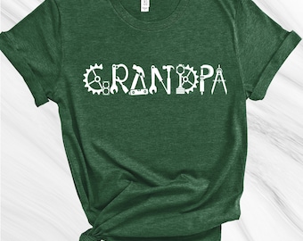 Tool Grandpa t-shirt, Handy Grandpa Shirt, Father's Day Shirt, Father's Day Gift, Gift for Papa, Gift for Grandpa, Funny Papa Shirt
