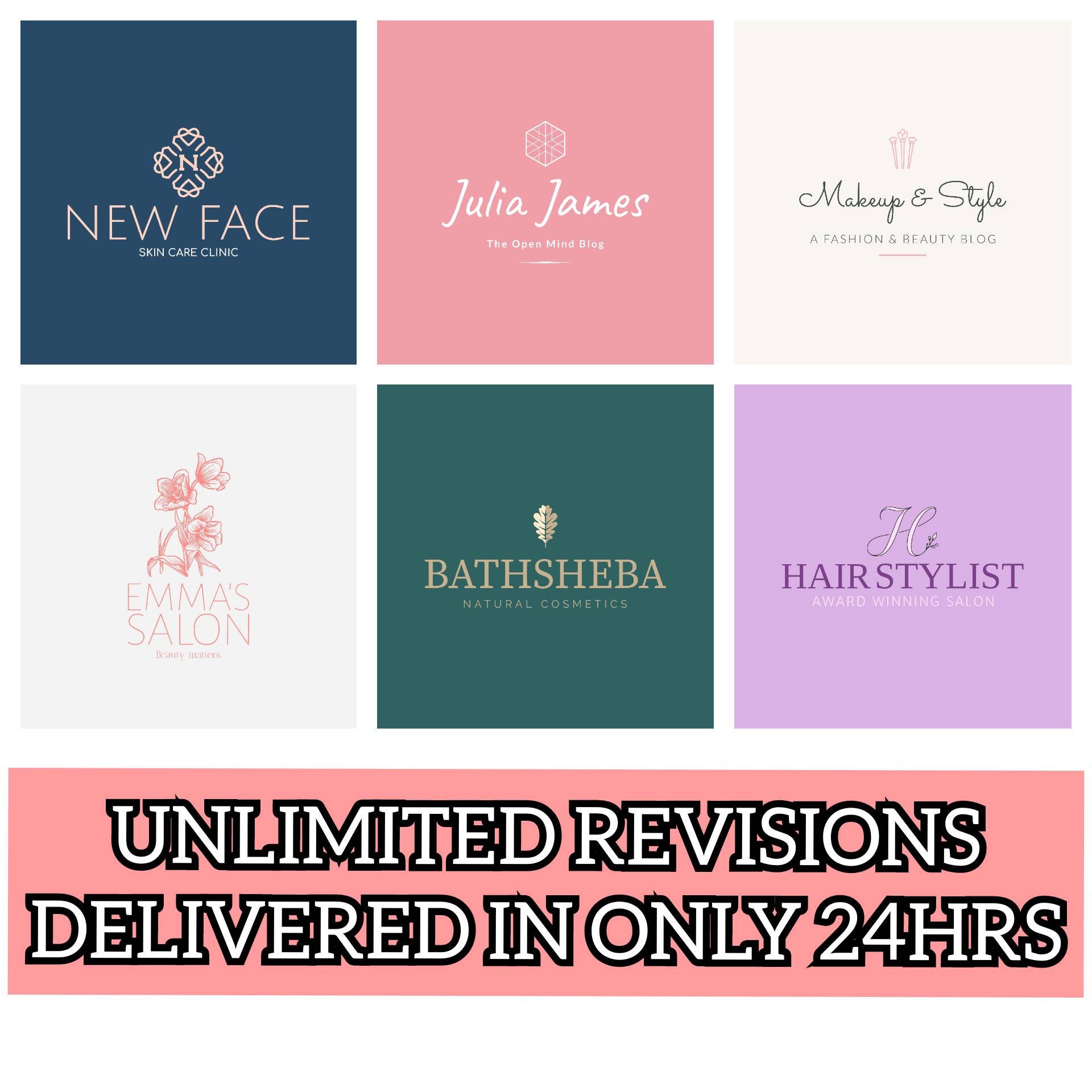 Logo Design Beauty Logo Design Custom Logo Cheap Logo | Etsy