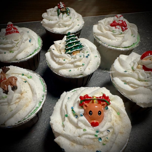 Badebombe Cupcake White Christmas