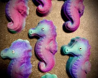 Seahorse bath bomb