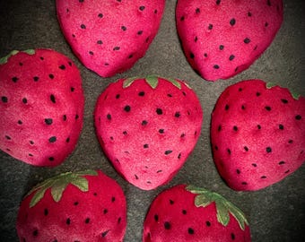 Strawberry bath bomb