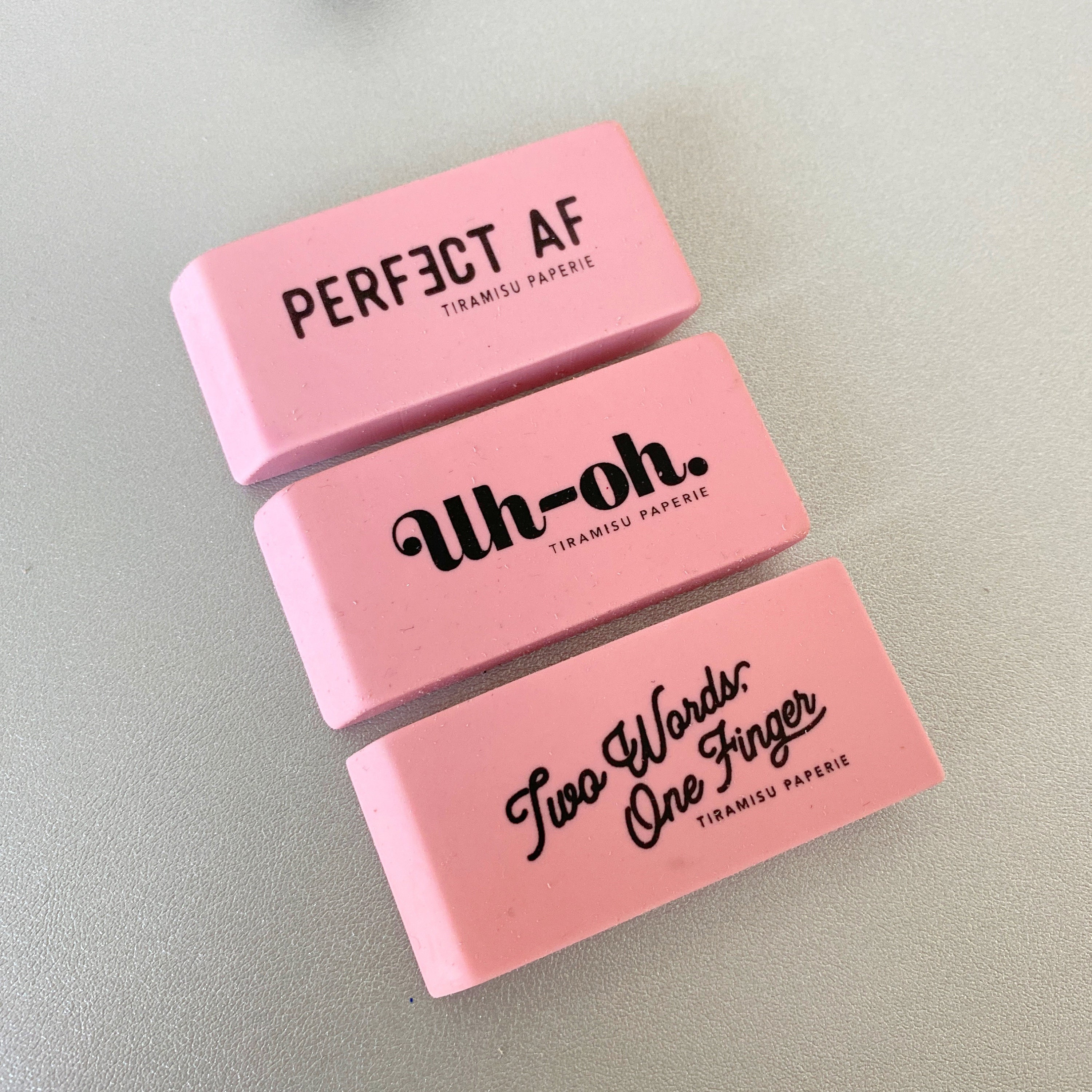 Funny Pink Erasers Etsy