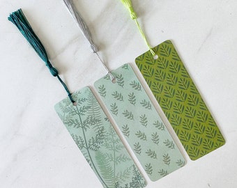 Sage Leaves Bookmarks | Kids Bookworms Birthday Gifts