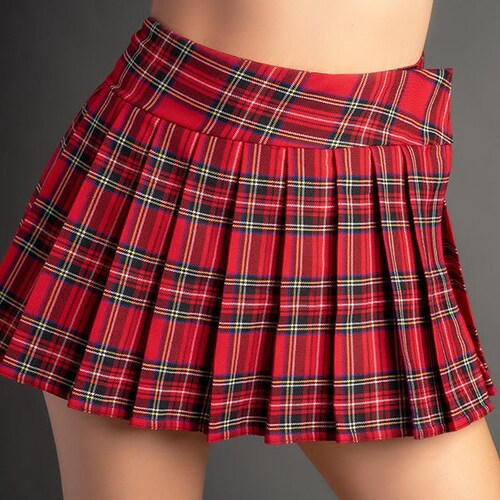 REGULAR MINI Skirt Plaid Pleated redstewart - Etsy