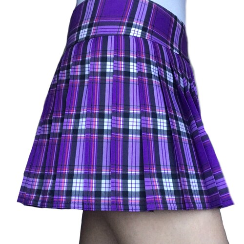 REGULAR MINI Skirt Plaid Pleated redstewart - Etsy