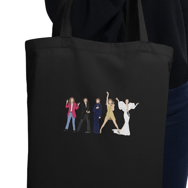 Céline Dion Tote Bag - Illustrated Minimalist French Canadian Icon - Celine Fan Gift