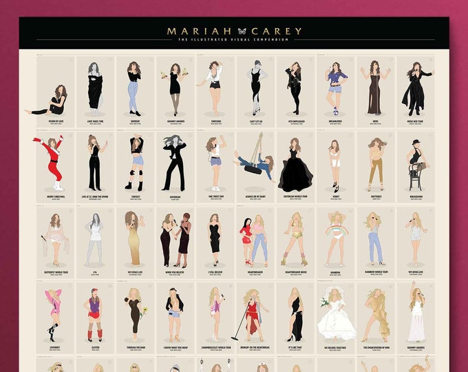 Mariah Carey 1992 Promo Poster New Condition - Etsy