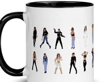 Janet Jackson Illustrated Legacy Mug