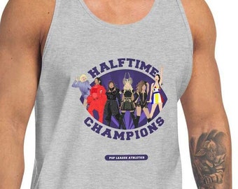 Halftime Champions - Unisex Tank Top / Team Halftime Super Bowl Party Shirt Gym