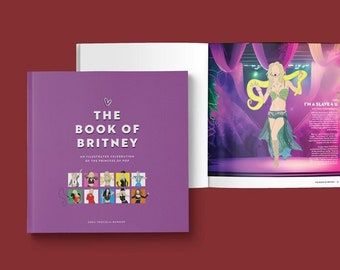 Britney Spears Illustrated Book - #FreeBritney Godney - Britney Fan Gift - Pop Art