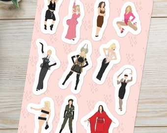 Madonna Sticker sheet - Madge Queen of Pop Fan Gift Madame X Vogue