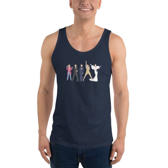 Céline Dion Unisex Tank Top Illustrated Minimalist French Canadian