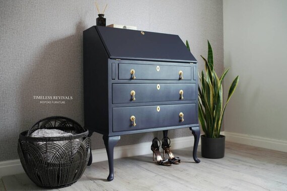 Dark blue 2024 upcycled furniture